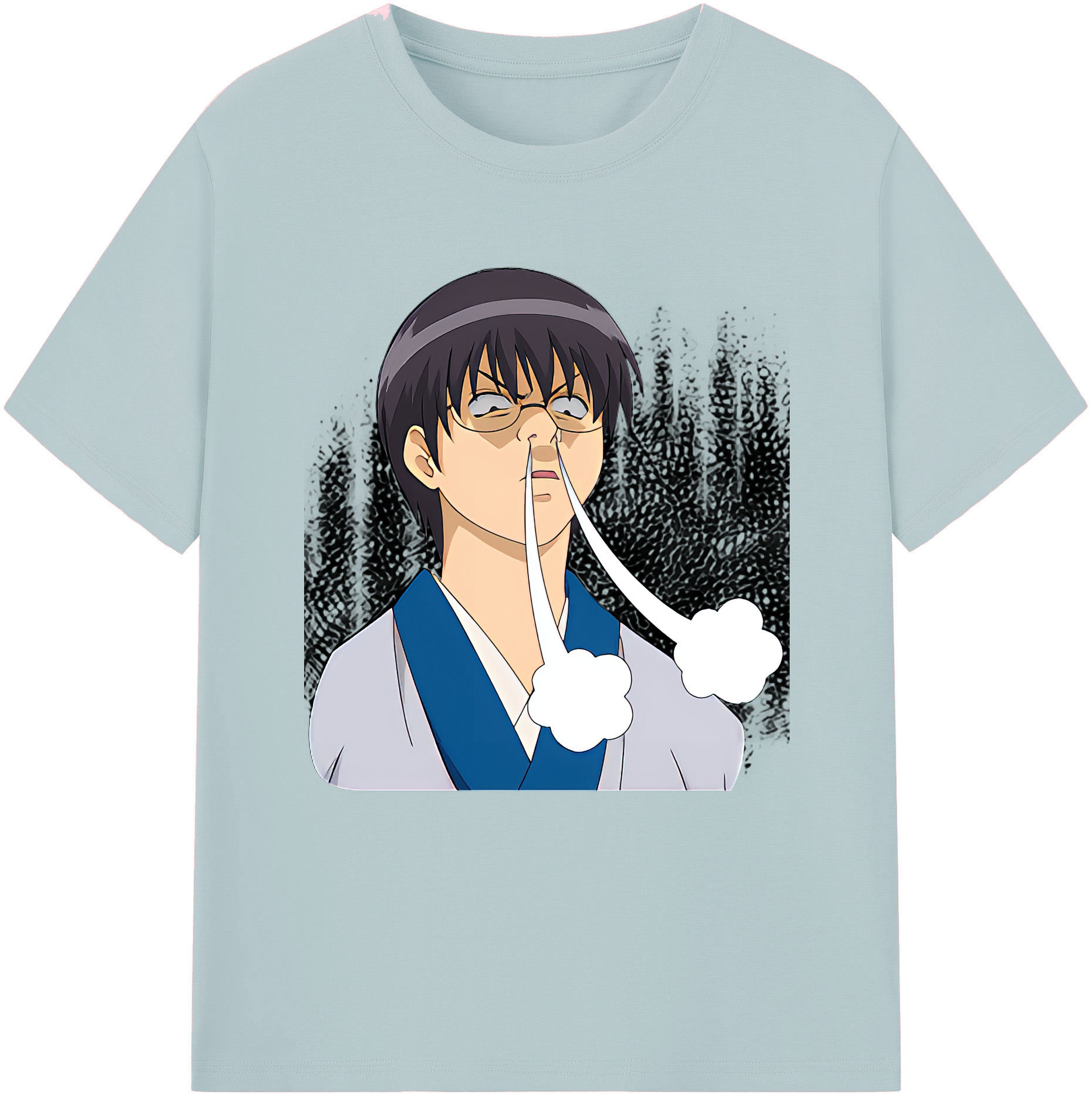 （画像用） ぎんたま 坂田銀時（さかたぎんとき） 神楽 志村新八（しむら しんぱち） GINTAMA Sakata Gintoki Kagura Shimura Shinpachi 綿100％半袖Tシャツ（フロントプリント）